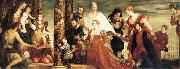 Paolo  Veronese The Madonna of the house of Coccina china oil painting artist